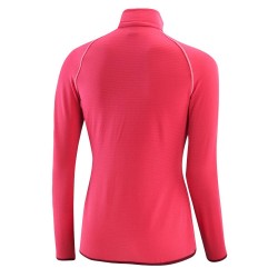 Женский утеплённый свитер Löffler Midlayer Techfleece розово-красный